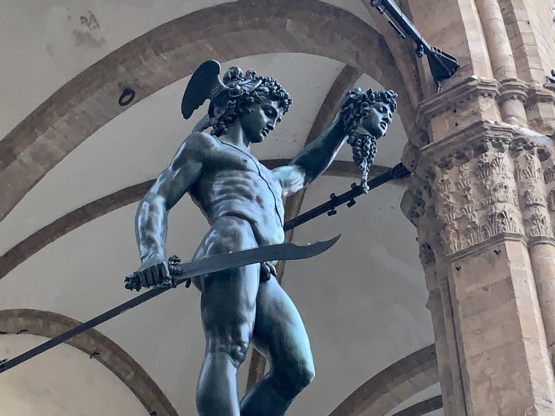 Florence Private Tour - Statue of Perseus in Piazza della Signoria