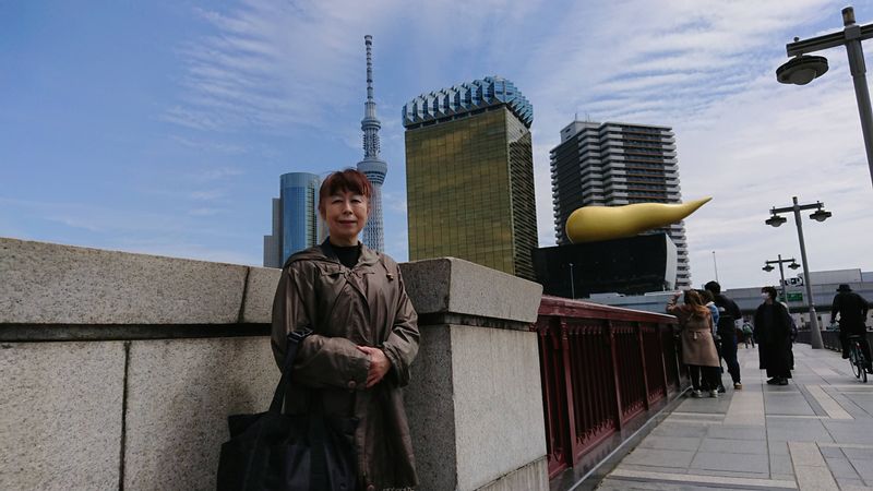 Tokyo Private Tour - Tokyo Skytree, Asahi Breweries headquarters, seen from Asakusa