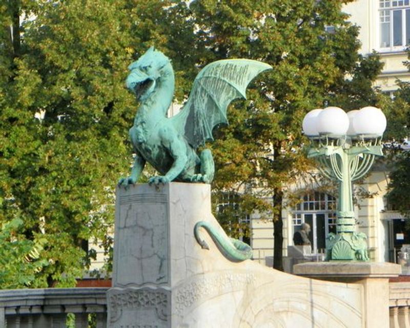 Ljubljana Private Tour - Ljubljana's symbol- Green Dragon