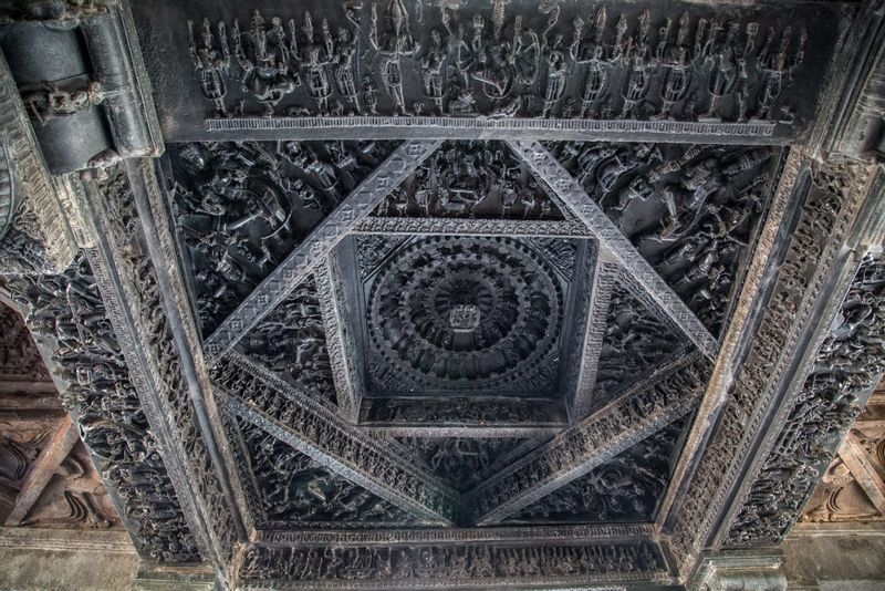 Hyderabad Private Tour - Ramappa Temple Ceiling slab