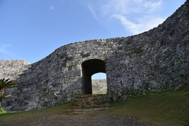 Okinawa Main Island Private Tour - The first arched gate of Zakimi castle