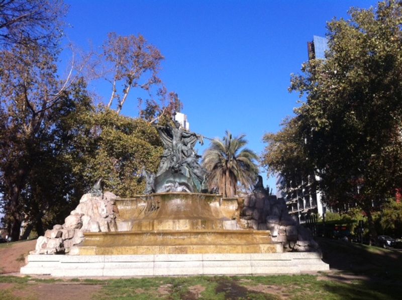 Santiago Private Tour - German Fountain in Forestal Park