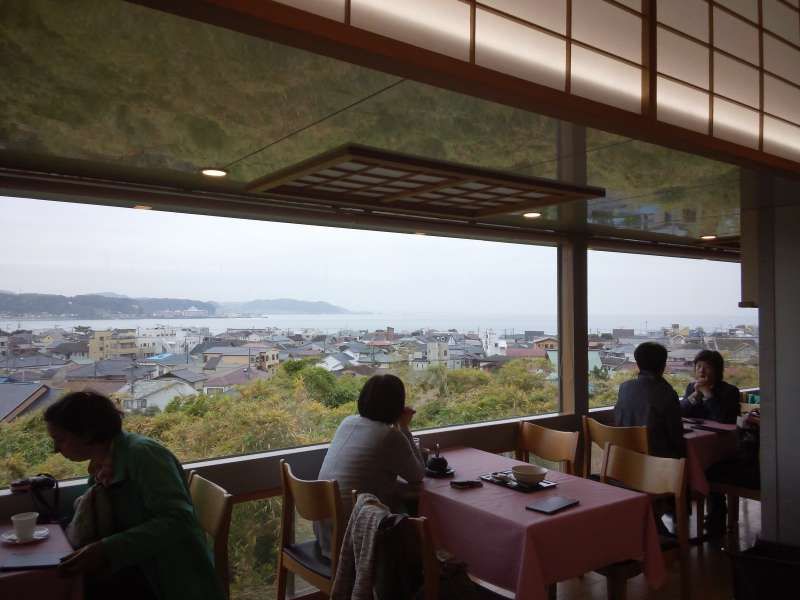 Kamakura Private Tour - The view from the tea room of Hase Temple