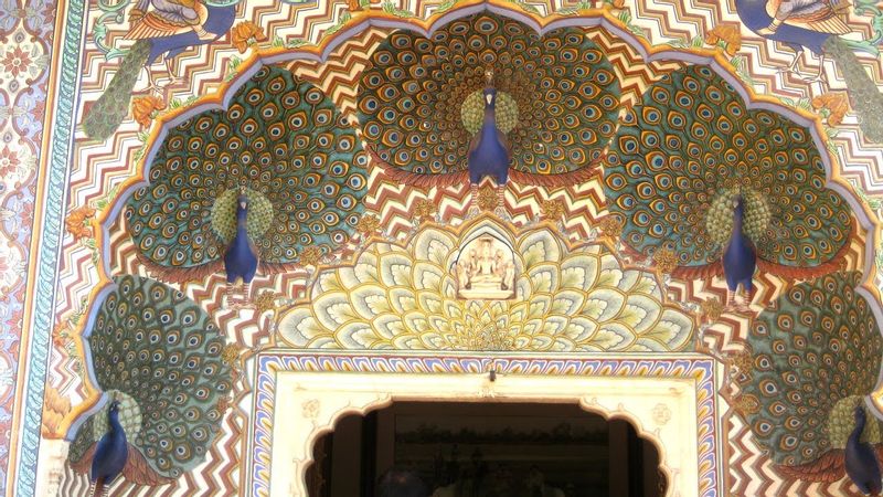 Jaipur Private Tour - Peacock Gate at City Palace.