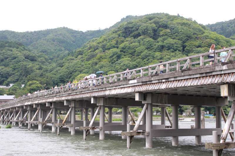 Kyoto Private Tour - Togetsu Bridge. The landmark of Arashiyama.