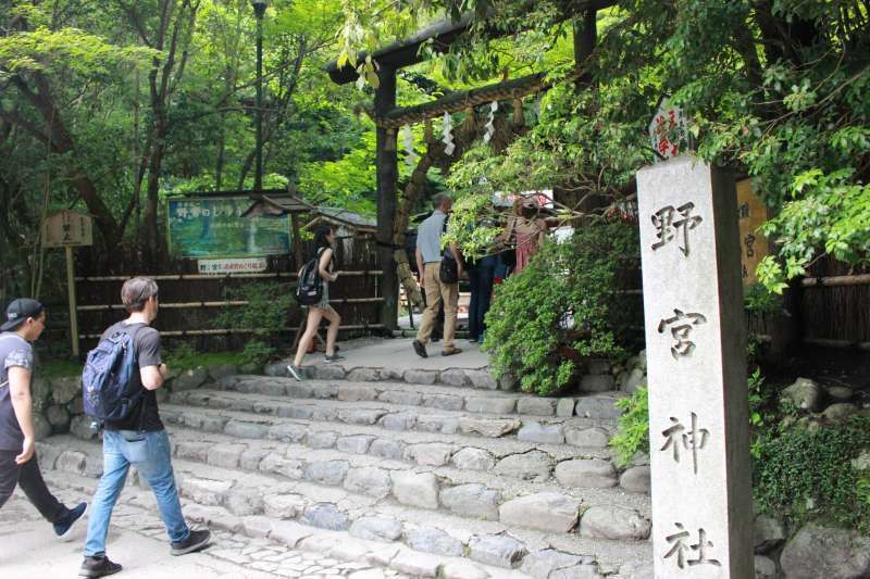 Kyoto Private Tour - Nomiya Shrine in Arashiyama Bamboo Grove. Known for its god of matchmaking.