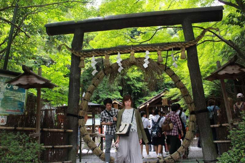 Kyoto Private Tour - Nomiya Shrine in Arashiyama Bamboo Grove. Known for its god of matchmaking.