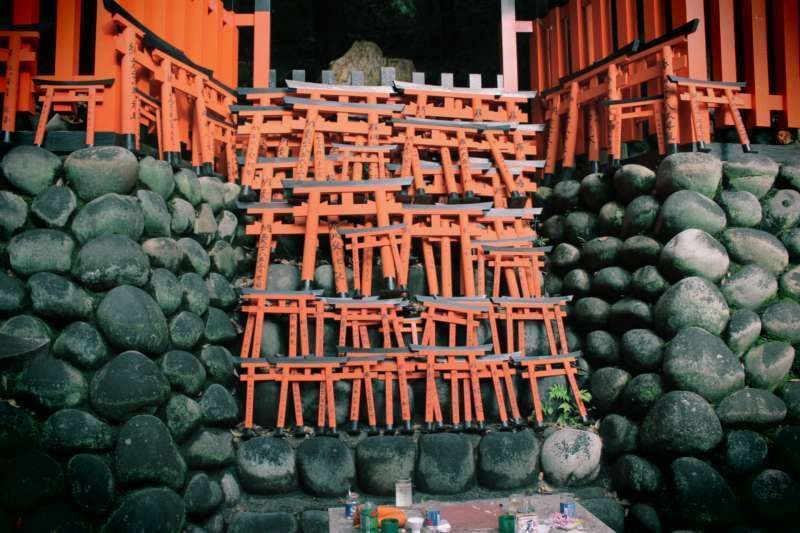 Kyoto Private Tour - Fushimi Inari Shrine. Tiny torii gates.