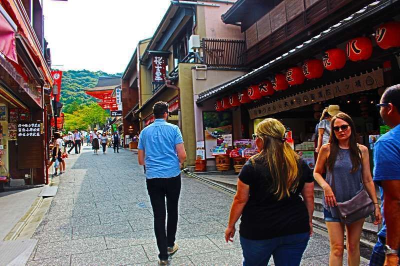 Kyoto Private Tour - On the way to Kiyomizu temple.