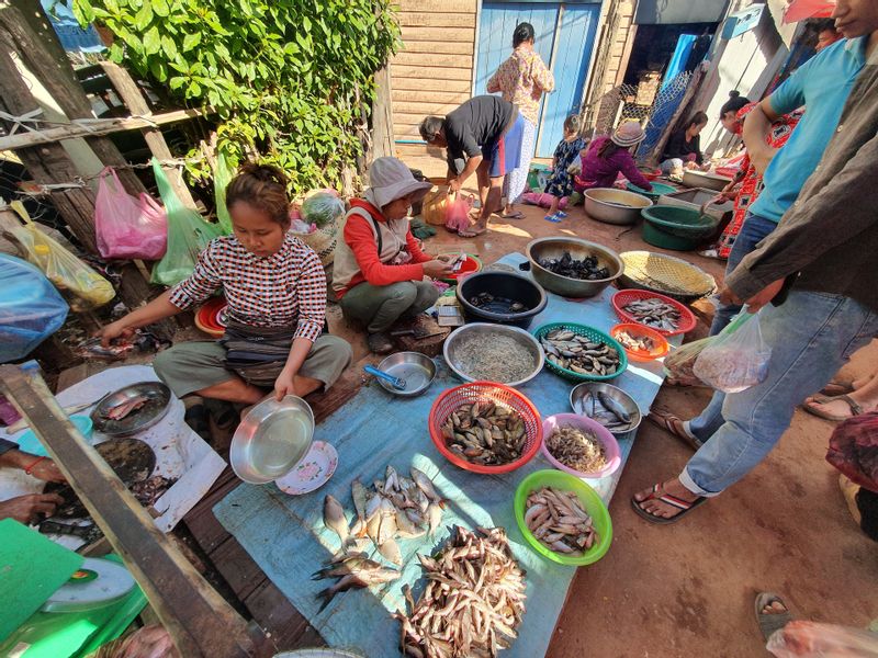 Siem Reap Private Tour - local way at the local market 