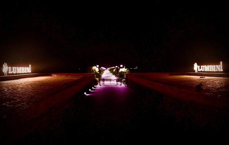 Lumbini Private Tour - NIGHT VIEW OF LUMBINI.
#PEACE