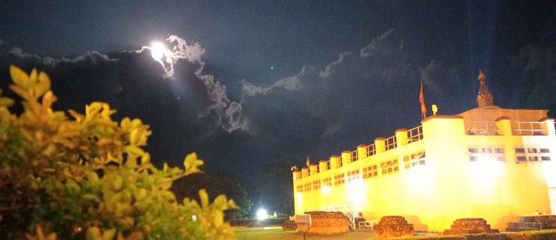 Lumbini Private Tour - LUMBINI ON FULLMOON NIGHT.
#RAREVIEW