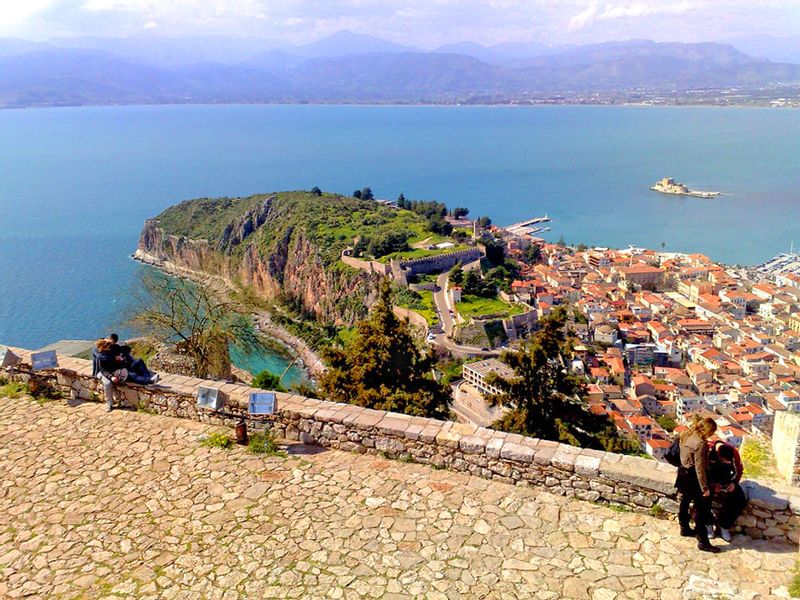 Nafplio Private Tour - View of Nafplio from Palamidi castle