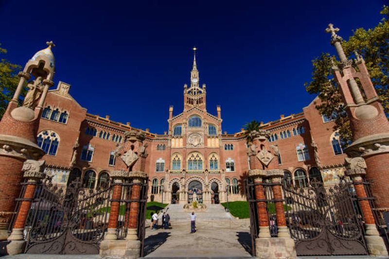 Barcelona Private Tour - Main facade entrance of Hospital Sant Pau