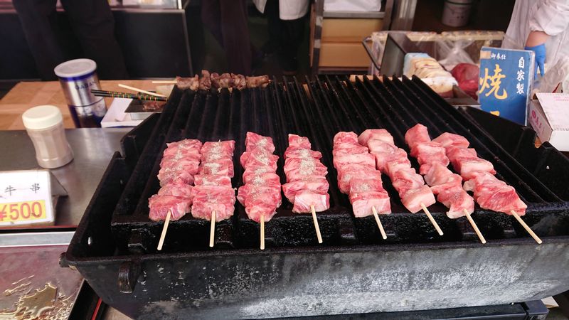 Tokyo Private Tour - Not only seafood - just have a bite of this Kobe beef!