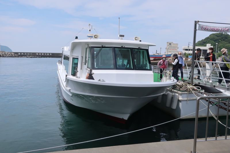 Kobe Private Tour - We get on the boat to see the Naruto whirlpool.