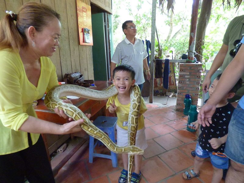 Ho Chi Minh Private Tour - at break stop and lunch 