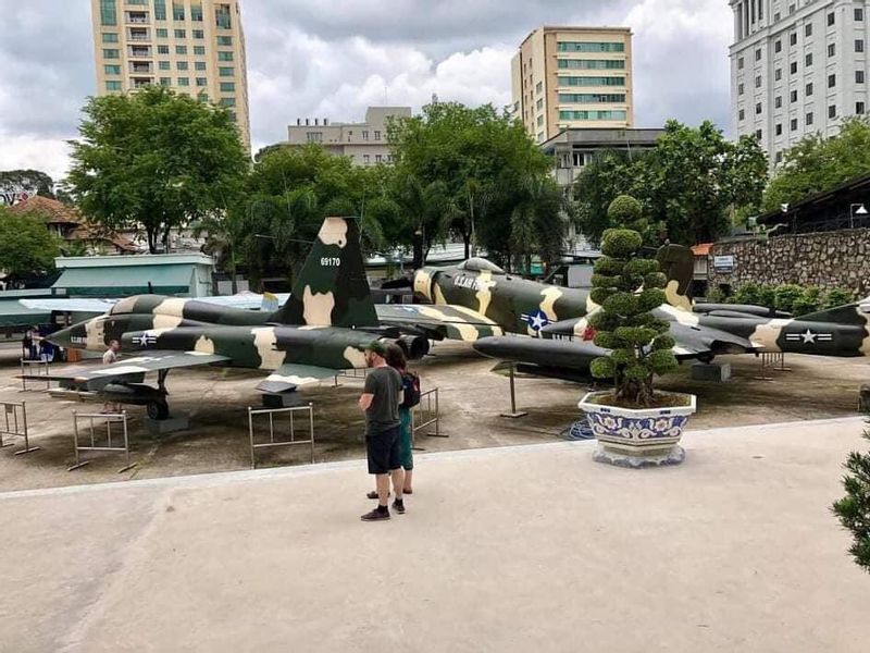 Ho Chi Minh Private Tour - War museum yard