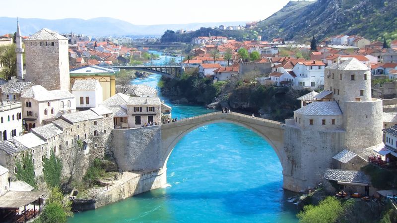 Split Private Tour - Old bridge Mostar north side 