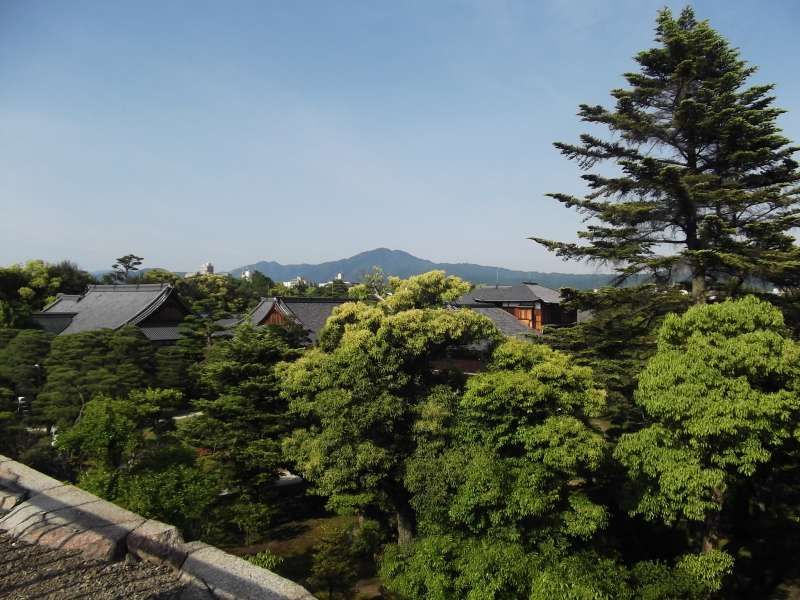 Kyoto Private Tour - View from the site of former donjon in Nijo-jo Castle.