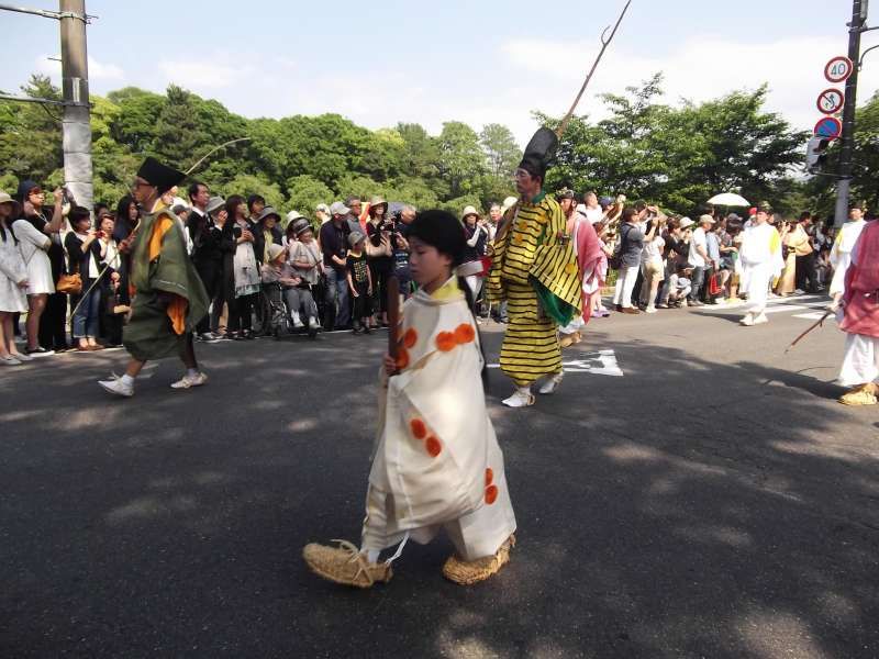 Kyoto Private Tour - Infant girl of Aoi-matsuri festival.