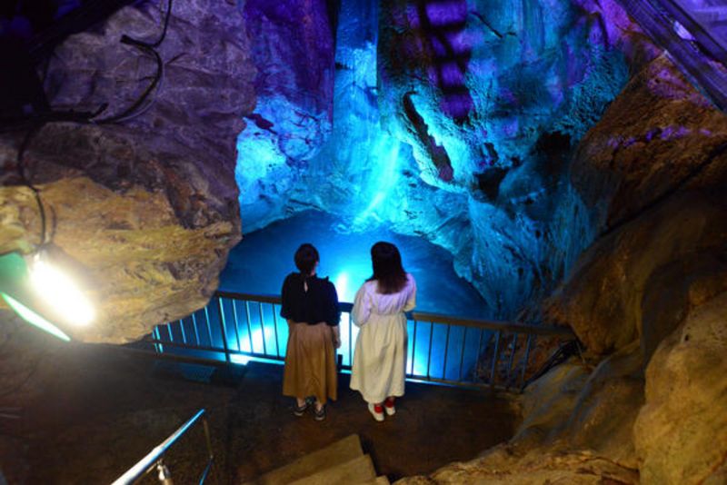 Kochi Private Tour - Waterfall in  Ryugado Cave