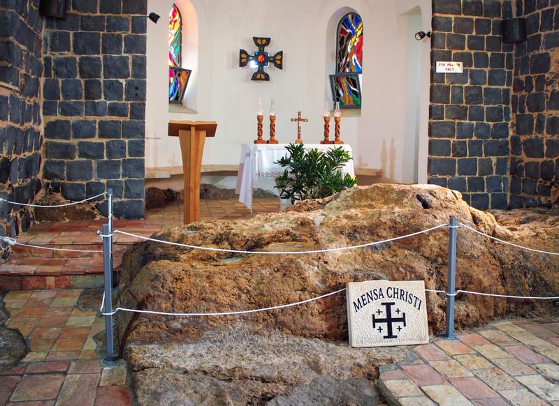 Galilee Private Tour - Mensa Christi - The Table of Christ in Tabgha