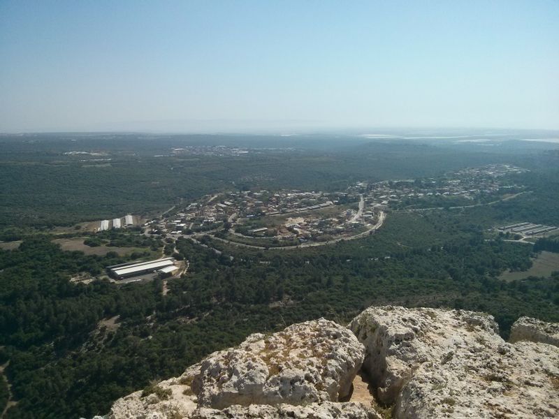 Galilee Private Tour - A panoramic view from Keshet (The Arch Cave) 