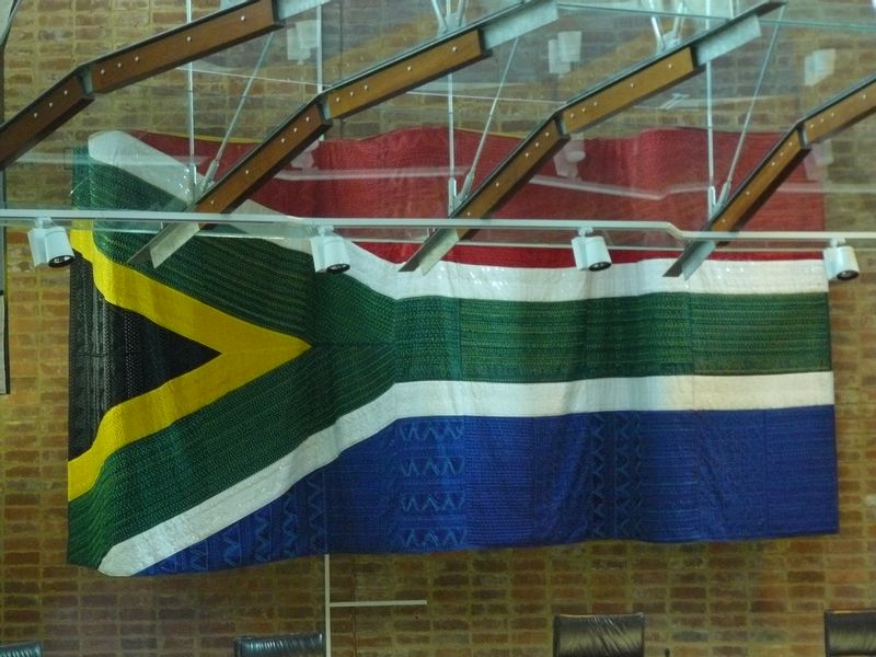 Johannesburg Private Tour - Largest South African flag  made up of beads