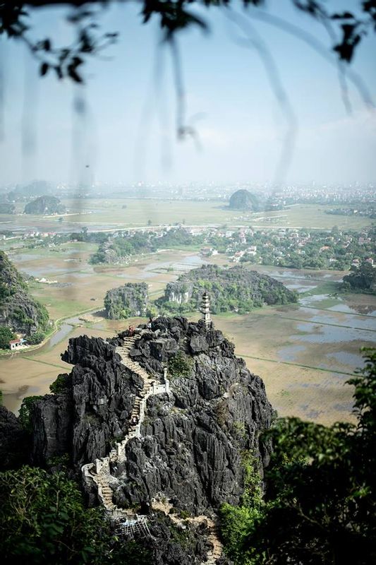 Hanoi Private Tour - The view of landscape and town 