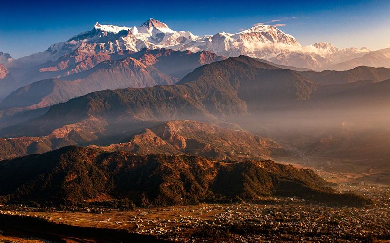 Gandaki Private Tour - pokhara valley view from sarangkot