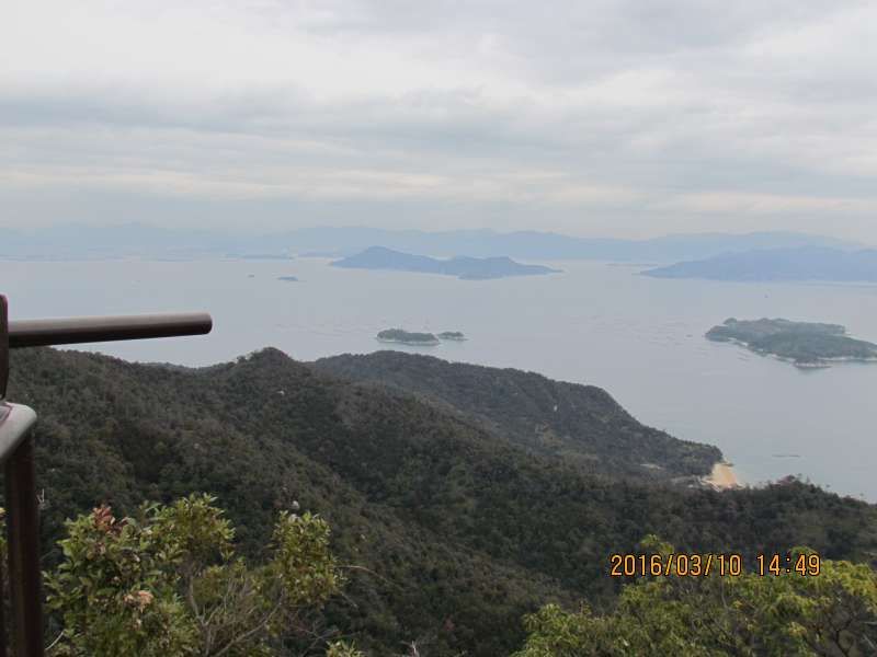Hiroshima Private Tour - A panoramic view of Seto Inland Sea from Mt.Misen