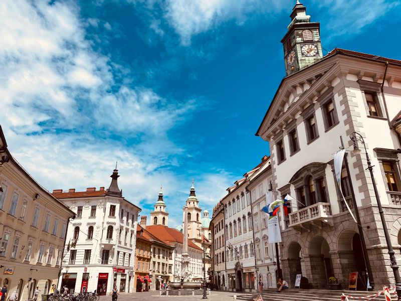 Ljubljana Private Tour - View of town square