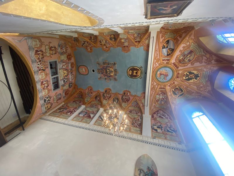 Ljubljana Private Tour - Ceiling at the castle chapel 