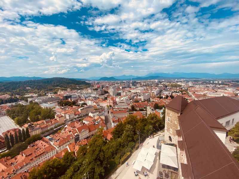 Ljubljana Private Tour - View from the top of viewing tower