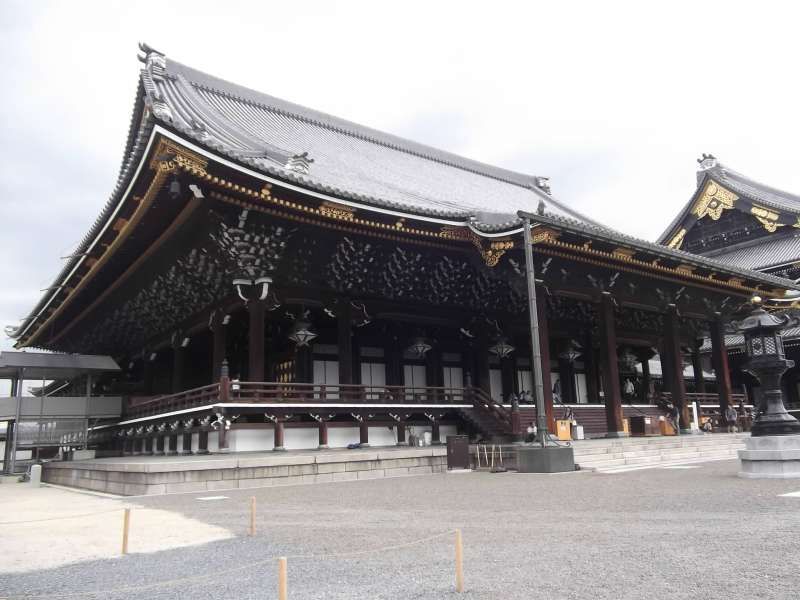 Kyoto Private Tour - "Amidado" Hall of Higashi-Honganji temple.