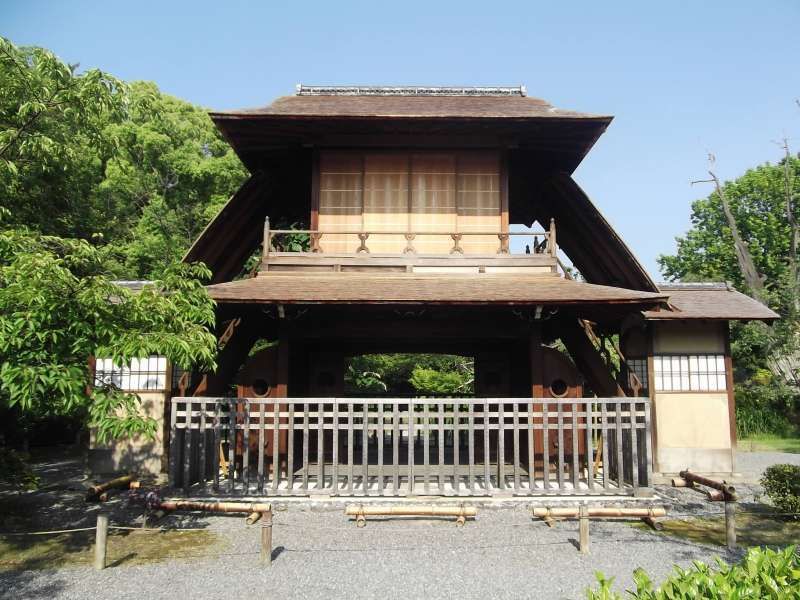 Kyoto Private Tour - "Bokakaku" ceremonial gate of Shoseien Garden.