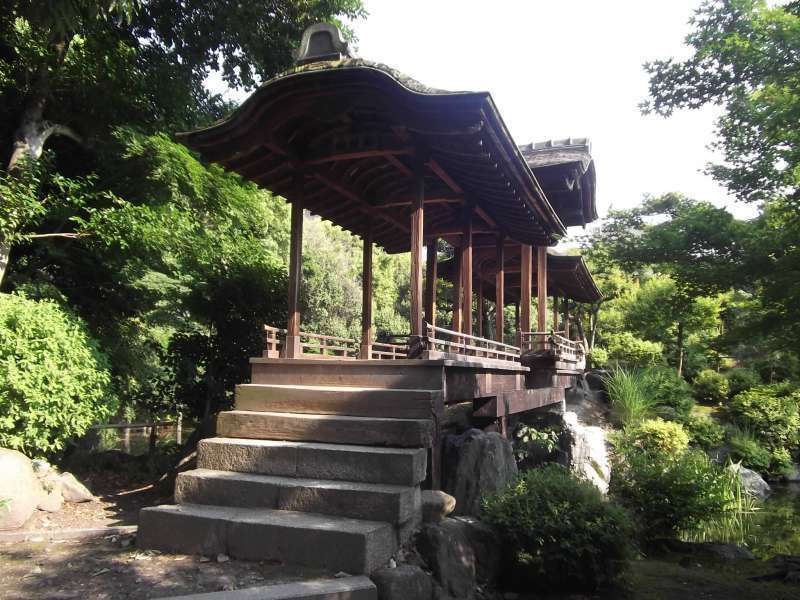 Kyoto Private Tour - "Kaitoro" corridor-style bridge of Shoseien Garden.