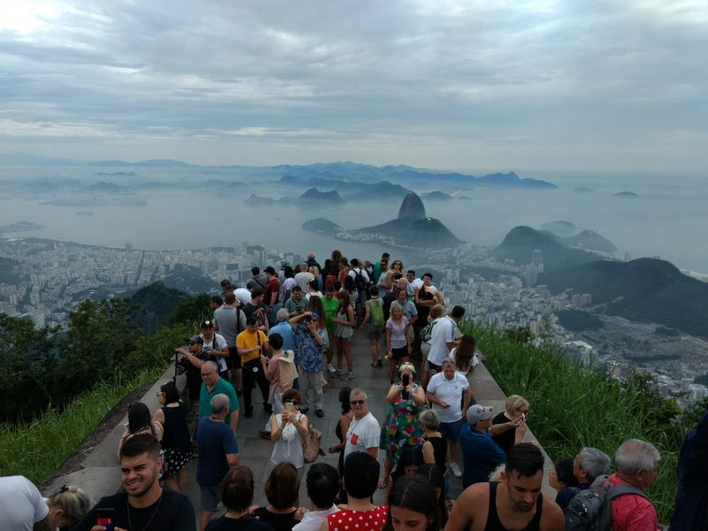 Rio de Janeiro Private Tour - Christ the Redeemer bay view.