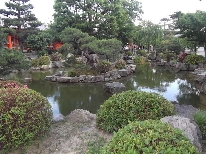 Kyoto Private Tour - Garden in Sanjusangen-do temple.