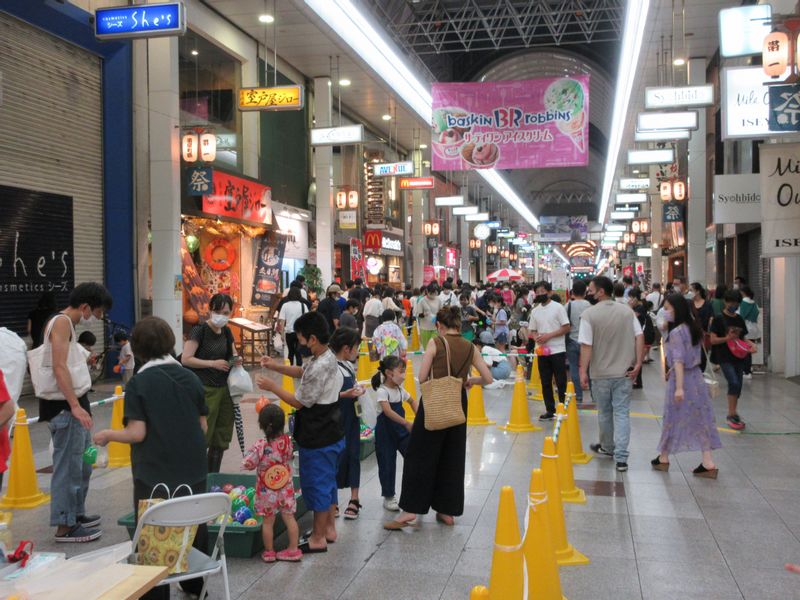 Kochi Private Tour - festival in Obiyamachi arcade