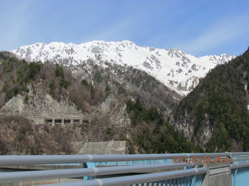 Aichi Private Tour - Snowy landscape from Kurobe dam