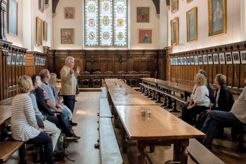 Oxford Private Tour - Inside a college hall