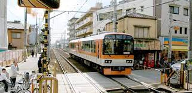 Osaka Private Tour -  alocal train stap at Ichijouji station