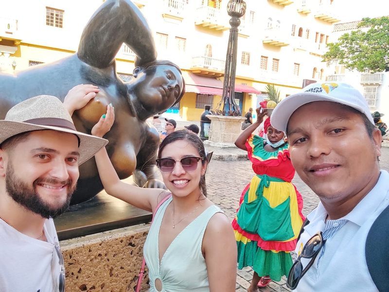 Cartagena Private Tour - Santo Domingo Square with Botero Sculpture