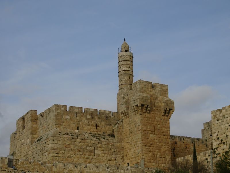 Tel Aviv Private Tour - David's Citadel - a medieval fortress built on the ruins of Herod's palace