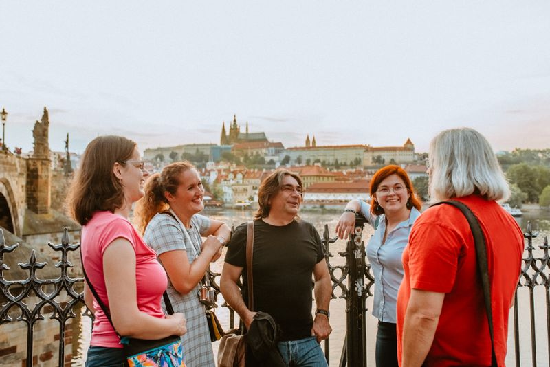 Prague Private Tour - View of Prague from the Charles Bridge