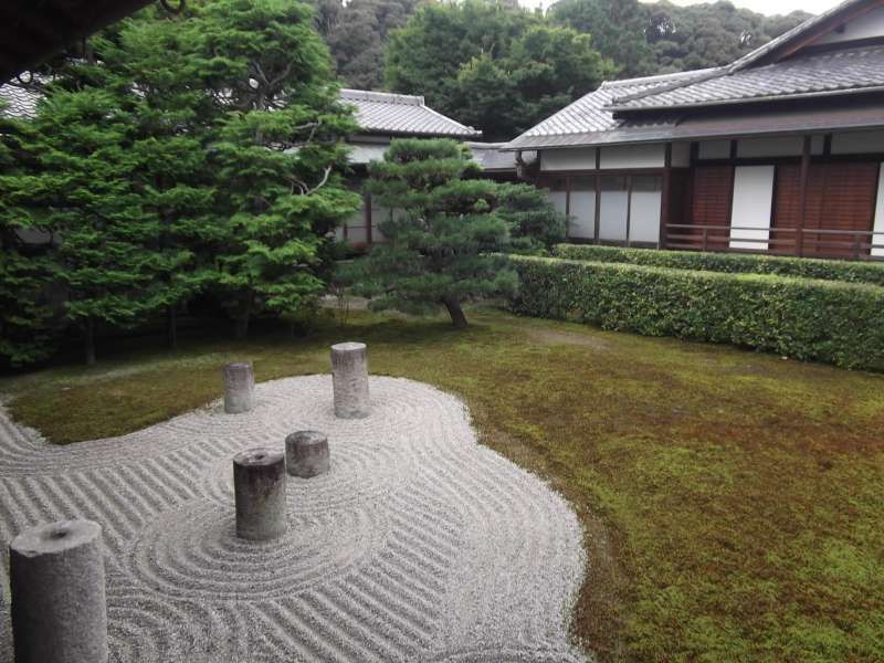 Kyoto Private Tour - "Hojo" hall Zen garden of Tofukuji temple.