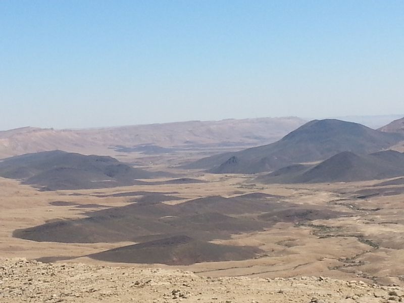 Tel Aviv Private Tour - Karnei Ramon- volcanic cones in the Ramon Crater