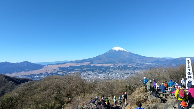 Hakone Private Tour - Mt.Fuji from top of Kintoki-san